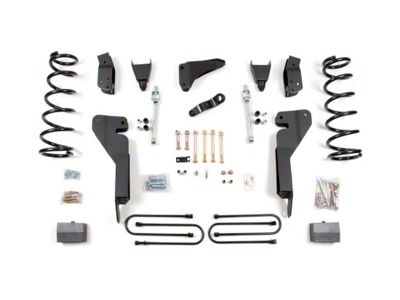 Zone Offroad 6-Inch Coil Spring Suspension Lift Kit with Nitro Shocks (09-12 4WD 5.9L, 6.7L RAM 3500 w/ 3.50-Inch Rear Axle)
