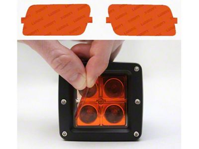 Lamin-X Fog Light Tint Covers; Amber (10-12 RAM 2500)