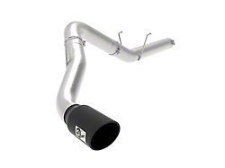 AFE Large Bore-HD 5-Inch DPF-Back Single Exhaust System with Black Tip; Side Exit (19-23 6.7L RAM 2500)