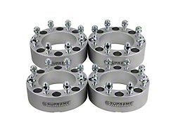 Supreme Suspensions 1.50-Inch Pro Billet Wheel Spacers; Silver; Set of Four (10-14 RAM 2500)
