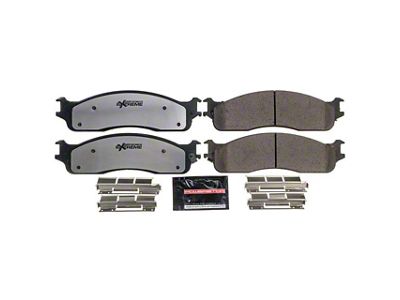 PowerStop Z36 Extreme Truck and Tow Carbon-Fiber Ceramic Brake Pads; Front Pair (03-08 RAM 3500)