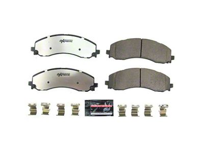 PowerStop Z36 Extreme Truck and Tow Carbon-Fiber Ceramic Brake Pads; Front Pair (19-23 RAM 3500)