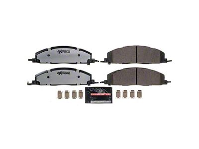 PowerStop Z36 Extreme Truck and Tow Carbon-Fiber Ceramic Brake Pads; Rear Pair (09-18 RAM 2500)