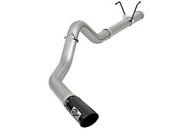 AFE Large Bore-HD 4-Inch Single Exhaust System with Black Tip; Side Exit (07-12 6.7L RAM 2500)