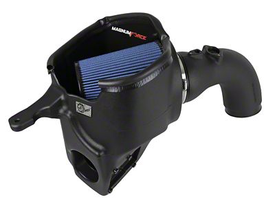 AFE Magnum FORCE Stage-2 Cold Air Intake with Pro 5R Oiled Filter; Black (13-18 6.7L RAM 3500)