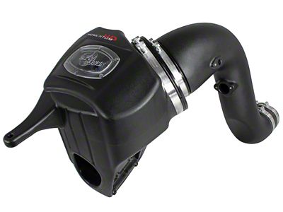 AFE Momentum HD Cold Air Intake with Pro 10R Oiled Filter; Black (13-18 6.7L RAM 3500)