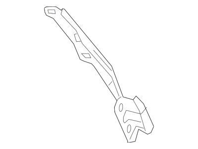 Mopar Hood Hinge Kit; Right (2019 RAM 3500)
