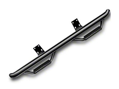 N-Fab Cab Length Nerf Side Step Bars; Textured Black (03-09 RAM 2500 Quad Cab)
