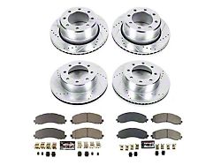 PowerStop Z23 Evolution Sport 8-Lug Brake Rotor and Pad Kit; Front and Rear (19-23 RAM 2500)