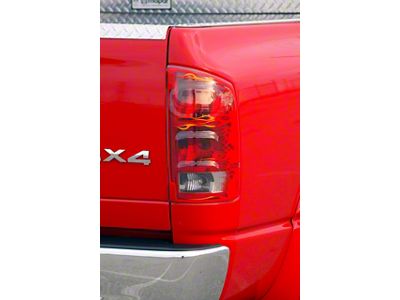 Pro-Beam Tail Light Covers; Flames Look (02-06 RAM 1500)