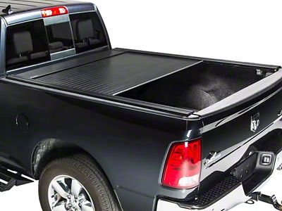 Pace Edwards BedLocker Electric Retractable Bed Cover with Explorer Rails; Gloss Black (10-23 RAM 3500 w/o RAM Box)