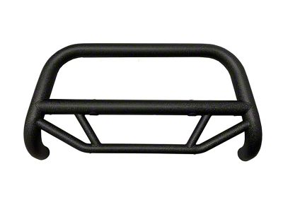 Bull Bar; Textured Black Steel; 2.50-Inch Round Tube; Includes License Plate Relocator (19-23 RAM 2500)