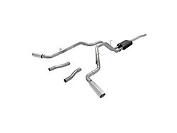 Flowmaster American Thunder Dual Exhaust System with Polished Tips; Side/Rear Exit (14-18 5.7L RAM 2500 Crew Cab w/o Air Ride)
