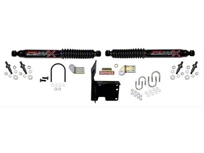 SkyJacker Black MAX Dual Steering Stabilizer Kit (14-23 4WD RAM 2500)