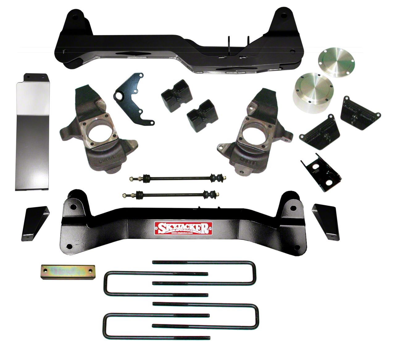 SkyJacker Sierra 3500 6-Inch Suspension Lift Kit with Nitro Shocks ...