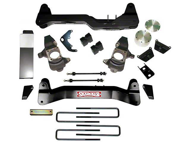 SkyJacker 6-Inch Suspension Lift Kit with Nitro Shocks (07-10 4WD Silverado 2500 HD)
