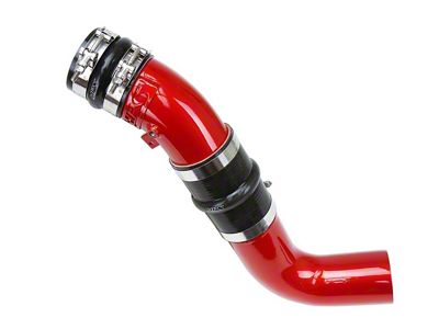 HPS Intercooler Cold Side Charge Pipe; Red (17-23 6.6L Duramax Sierra 2500 HD)