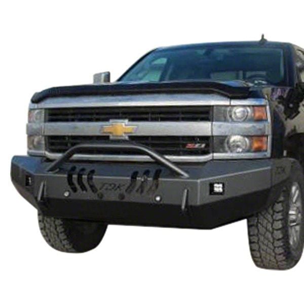 Throttle Down Kustoms Silverado 2500 Push Bar Front Bumper; Bare Metal ...