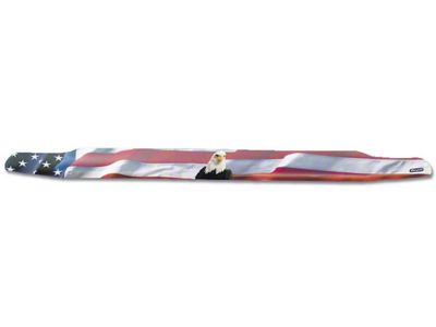 Vigilante Premium Hood Protector; American Flag with Eagle (15-19 Silverado 3500 HD w/o Induction System Hood)