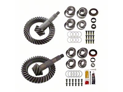Motive Gear 9.25-Inch Front and 10.50-Inch Rear Axle Complete Ring and Pinion Gear Kit; 4.56 Gear Ratio (07-10 4WD Sierra 2500 HD)