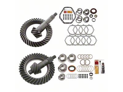 Motive Gear 9.25-Inch Front and 10.50-Inch Rear Axle Complete Ring and Pinion Gear Kit; 4.56X Gear Ratio (11-18 4WD Silverado 2500 HD)