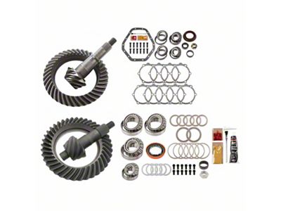 Motive Gear 9.25-Inch Front and 10.50-Inch Rear Axle Complete Ring and Pinion Gear Kit; 4.88X Gear Ratio (11-18 4WD Silverado 2500 HD)