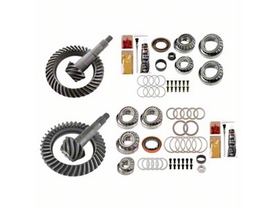 Motive Gear 9.25-Inch Front and 11.50-Inch Rear Axle Complete Ring and Pinion Gear Kit; 4.10 Gear Ratio (11-18 4WD Sierra 2500 HD)