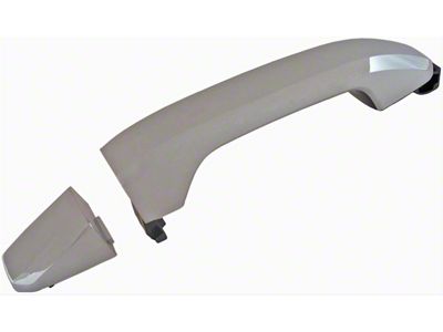 Exterior Door Handle; Rear Right and Left; Plastic; Without Passive Entry (09-19 Silverado 2500 HD)