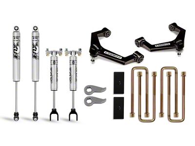 Cognito Motorsports 3-Inch Performance Control Arm Leveling Lift Kit with FOX PS 2.0 IFP Shocks (20-23 Sierra 2500 HD)