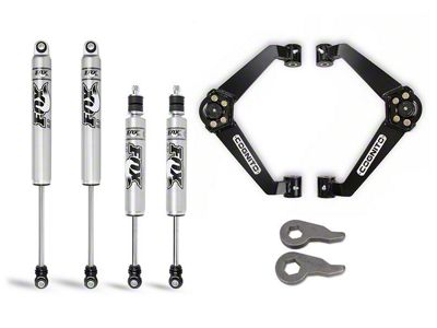 Cognito Motorsports 3-Inch Performance Leveling Kit with FOX PS IFP Shocks (07-10 Silverado 3500 HD)