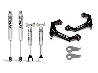 Cognito Motorsports 3-Inch Performance Uniball Leveling Lift Kit with FOX PS IFP Shocks (20-23 Silverado 2500 HD)