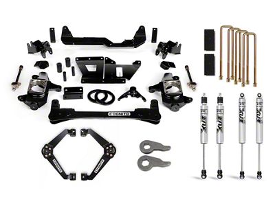 Cognito Motorsports 6-Inch Standard Suspension Lift Kit with FOX PS IFP Shocks (07-10 Sierra 3500 HD)