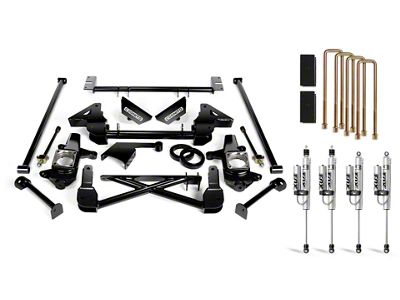 Cognito Motorsports 7-Inch Standard Suspension Lift Kit with FOX PSRR 2.0 Shocks (07-10 Silverado 3500 HD w/o StabiliTrak)