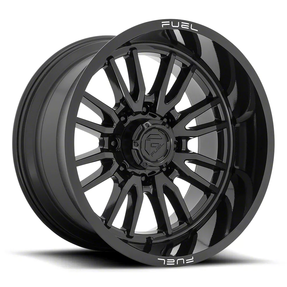 Fuel Wheels Silverado 2500 Clash Gloss Black 8-Lug Wheel; 22x12; -44mm ...