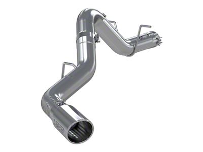 MBRP Armor Lite Single Exhaust System with Polished Tip; Side Exit (20-23 6.6L Duramax Silverado 2500 HD)