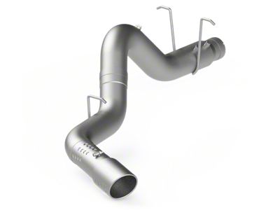 MBRP Armor Lite Filter-Back Single Exhaust System with Polished Tip; Side Exit (11-19 6.6L Duramax Silverado 2500 HD)