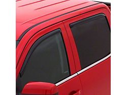 In-Channel Ventvisor Window Deflectors; Front and Rear; Dark Smoke (20-23 Silverado 2500 HD Crew Cab)