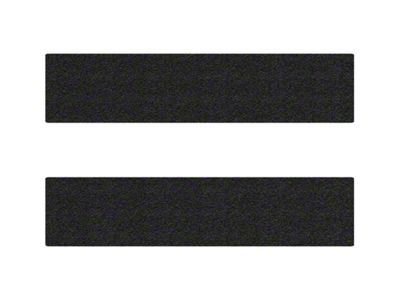 Rear Door Sill Protection; Textured Black (14-23 Silverado 1500 Crew Cab)