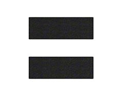 Rear Door Sill Protection; Textured Black (14-23 Silverado 1500 Double Cab)