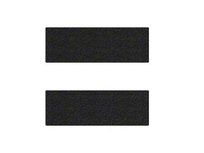 Rear Door Sill Protection; Textured Black (15-23 Silverado 3500 HD Double Cab)