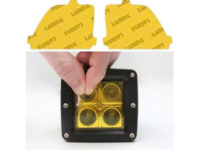 Lamin-X Fog Light Tint Covers; Yellow (20-23 Silverado 2500 HD)