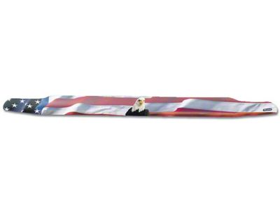 Vigilante Premium Hood Protector; American Flag with Eagle (15-19 Silverado 3500 HD w/o Induction System Hood)