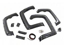 Rough Country Defender Pocket Fender Flares; Black (15-19 Silverado 2500 HD)