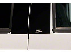 Putco Black Platinum Pillar Posts (20-23 Sierra 3500 HD Double Cab, Crew Cab)