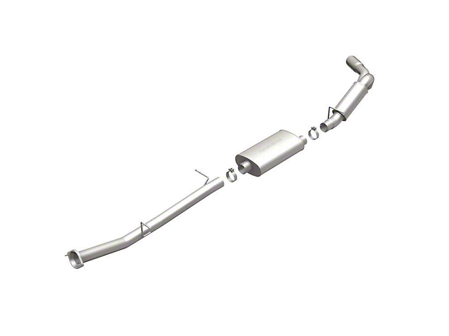 Magnaflow Street Series Single Exhaust System with Polished Tip; Side Exit (07-10 6.0L Sierra 2500 HD)