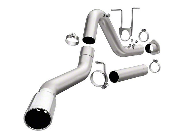 Magnaflow Aluminized PRO DPF Series Single Exhaust System with Polished Tip; Side Exit (07-19 6.6L Duramax Sierra 2500 HD)