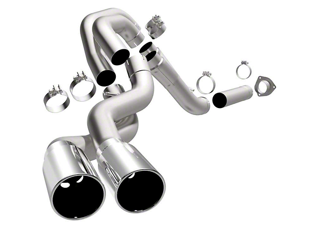 Magnaflow PRO DPF Series Dual Exhaust System with Polished Tips; Same Side Exit (07-10 6.6L Duramax Sierra 2500 HD)