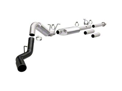 Magnaflow Street Series Single Exhaust System with Black Tip; Side Exit (11-19 6.0L Silverado 2500 HD)