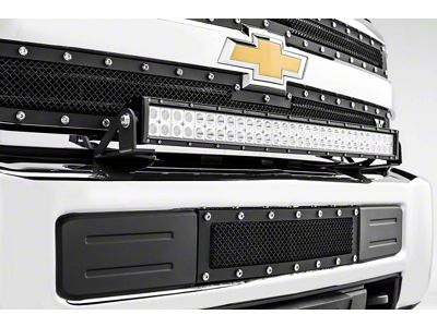 ZRoadz 30-Inch LED Light Bar Bumper Mounting Brackets (15-19 Silverado 3500 HD)