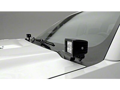 ZRoadz Two 3-Inch LED Pod Light Hood Hinge Mounting Brackets (15-19 Sierra 2500 HD)